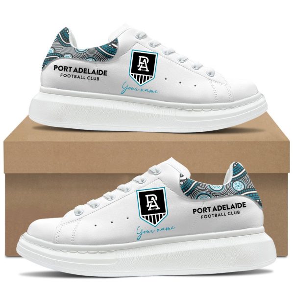 Personalized Port Adelaide FC Alexander McQueen Shoes - TANTN 1596