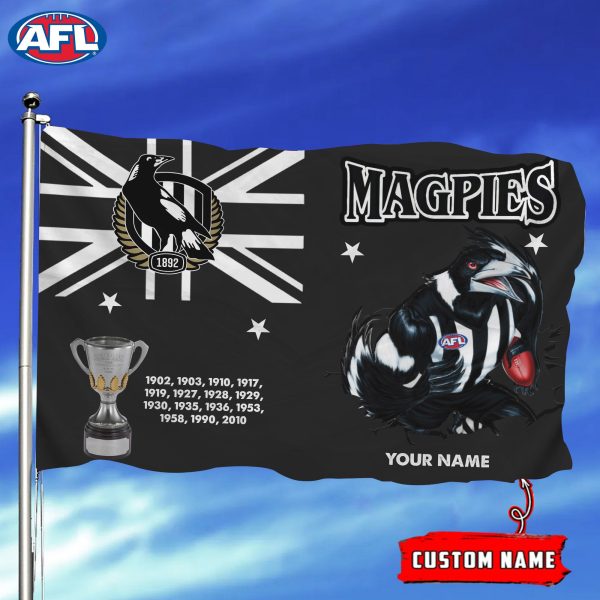 Personalized Collingwood FC 3D House Flag - TANTN 1586