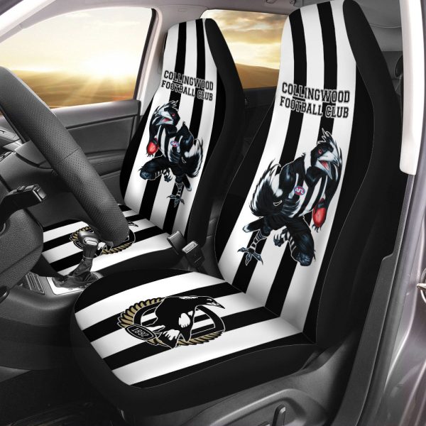 Collingwood FC 2PCS Car Seat Cover - VANDH 275