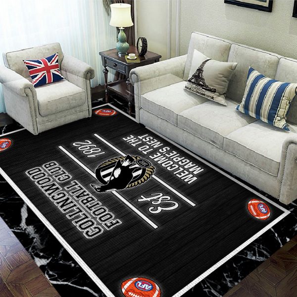 Collingwood FC Rectangular Rug - VANDH 300