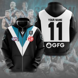 Personalized Port Adelaide FC 3D Apparel - VANDH 286