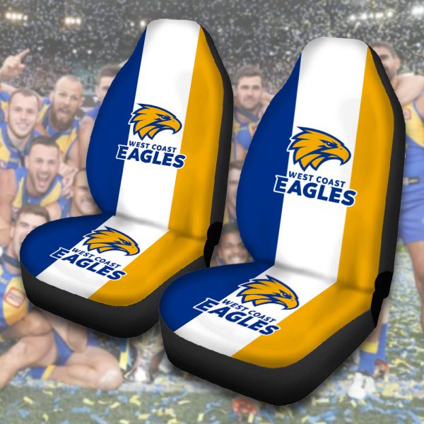West Coast Eagles 2PCS Car Seat Cover - VANDH 316
