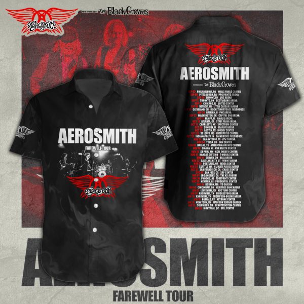 Aerosmith Short Sleeve Dress Shirt - TANTN 1428