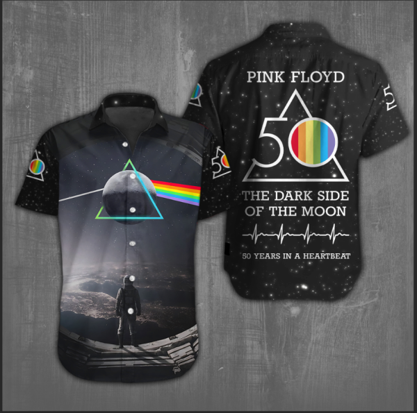 Pink Floyd Short Sleeve Dress Shirt - NGHIAVT 0023