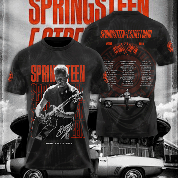Bruce Springsteen 3D Apparel - NGHIAVT 0409