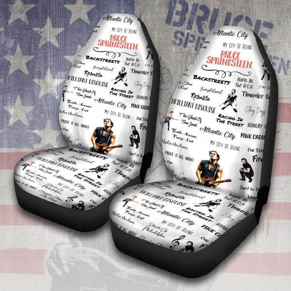 Bruce Springsteen 2PCS Car Seat Cover - HOATT 3613