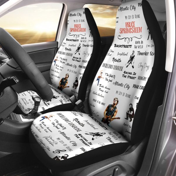 Bruce Springsteen 2PCS Car Seat Cover - HOATT 3613
