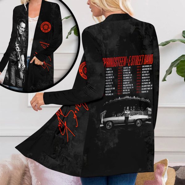 Bruce Springsteen Women's Patch Pocket Cardigan - HOATT 3620