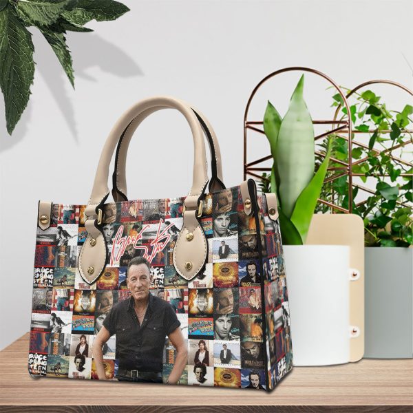 Bruce Springsteen Leather HandBag - HOATT 3691