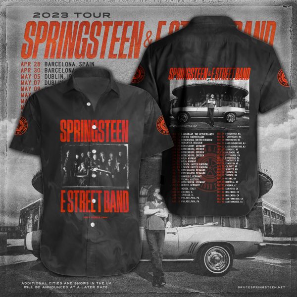 Bruce Springsteen Short Sleeve Dress Shirt - TANTN 1593