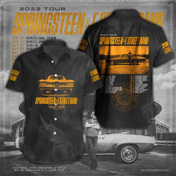 Bruce Springsteen Short Sleeve Dress Shirt - TANTN 1039