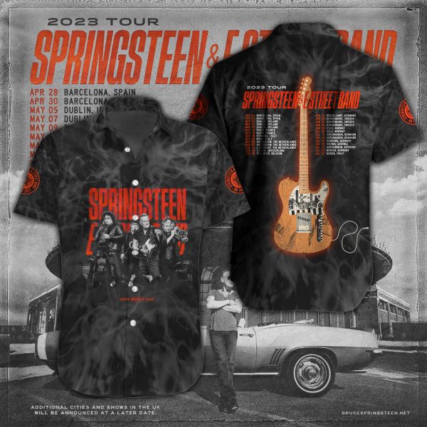 Bruce Springsteen Short Sleeve Dress Shirt - TANTN 1067