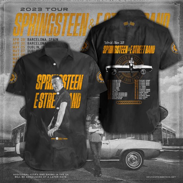 Bruce Springsteen Short Sleeve Dress Shirt - TANTN 1312
