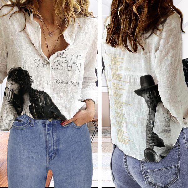 Bruce Springsteen 3D Linen Shirt - TANTN 1026