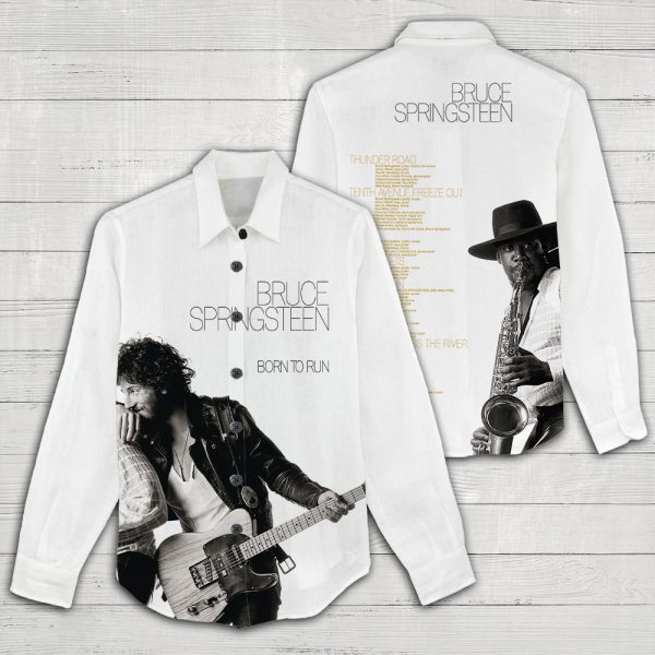Bruce Springsteen 3D Linen Shirt - TANTN 1026
