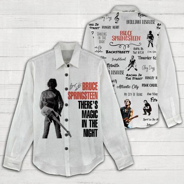 Bruce Springsteen 3D Linen Shirt - HOATT 3601