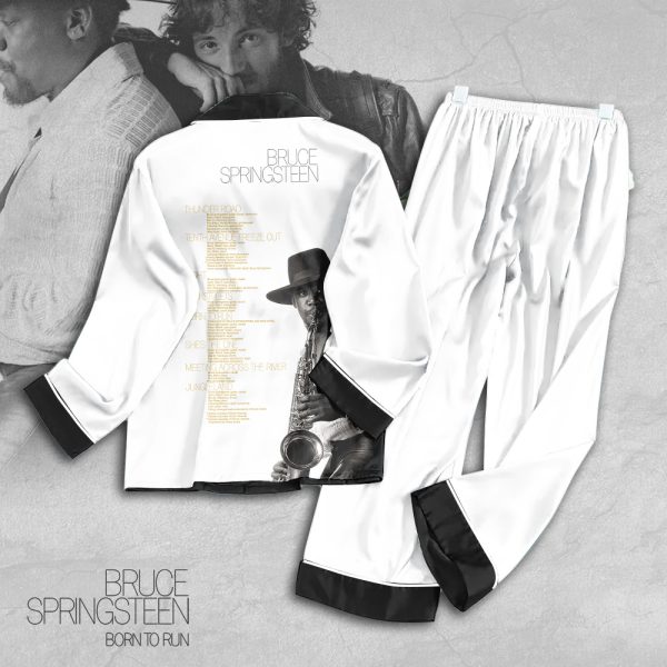 Bruce Springsteen Button Down Pajamas Set - TANTN 1324