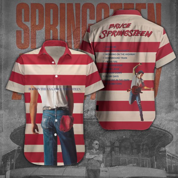 Bruce Springsteen Short Sleeve Dress Shirt - TANTN 1040
