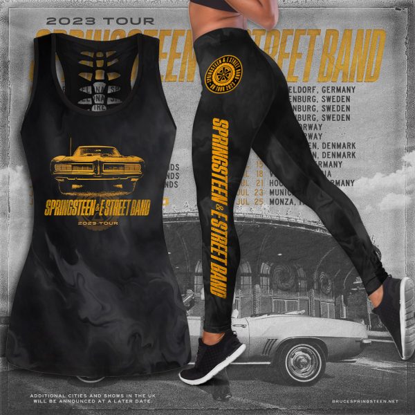 Bruce Springsteen Hollow Tank Top Leggings - TANTN 1186