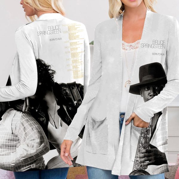 Bruce Springsteen Women's Patch Pocket Cardigan - TANTN 1335