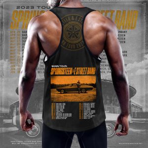 Bruce Springsteen Y-Back Muscle Tank Top - TANTN 1167