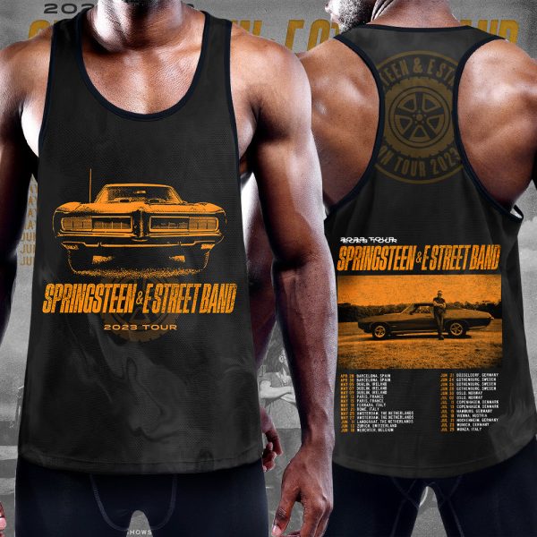 Bruce Springsteen Y-Back Muscle Tank Top - TANTN 1167