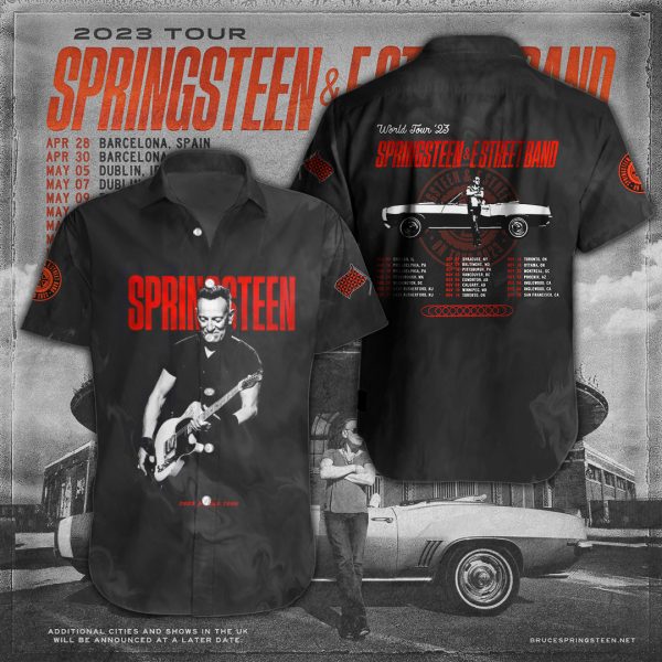 Bruce Springsteen Short Sleeve Dress Shirt - TANTN 1047