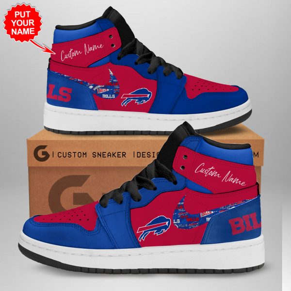 Personalized Buffalo Bills AJ 1 Sneaker - TANTN 1566