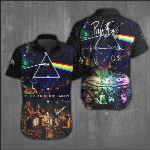 Pink Floyd Short Sleeve Dress Shirt - NGHIAVT 0014