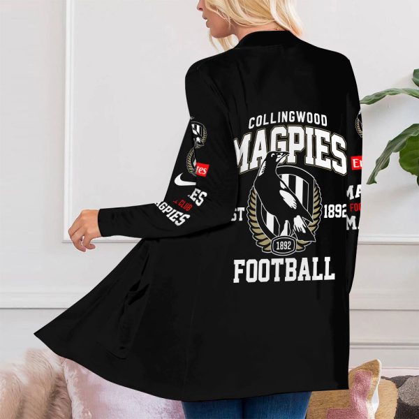 Collingwood FC Women's Patch Pocket Cardigan - VANDH 403