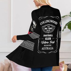Collingwood FC Women's Patch Pocket Cardigan - VANDH 479