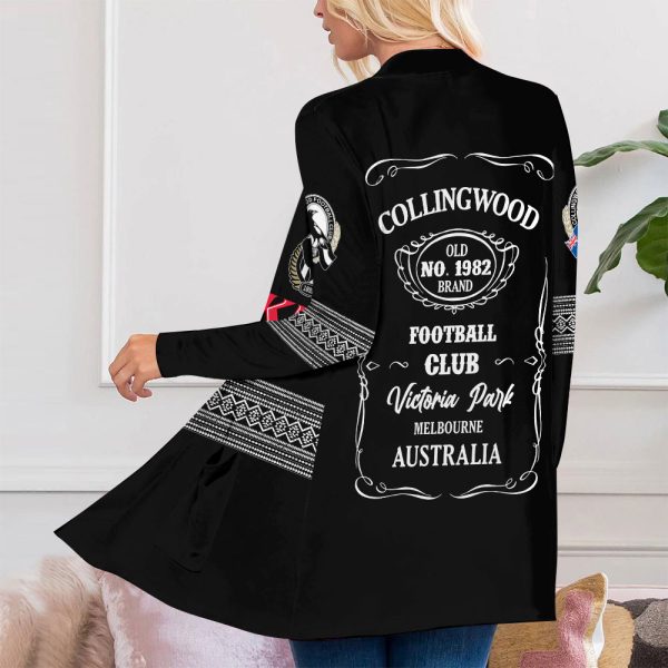 Collingwood FC Women's Patch Pocket Cardigan - VANDH 479
