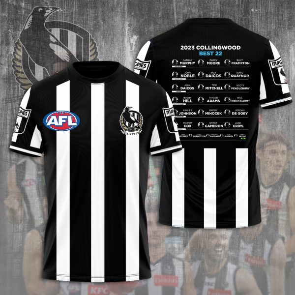 Collingwood FC 3D Apparel - VANDH 355