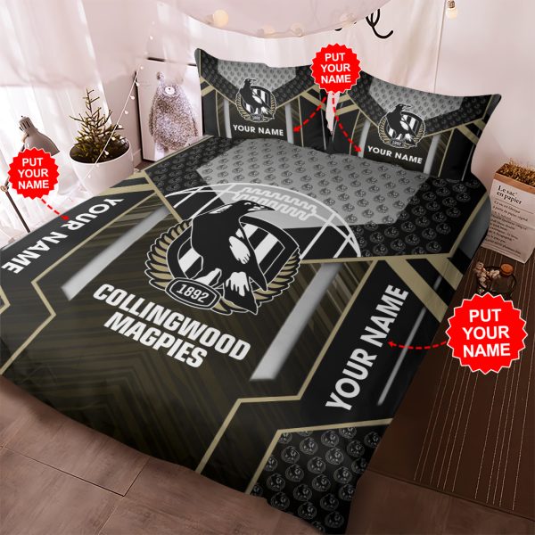 Personalized Collingwood FC Bedding set - VANDH 348