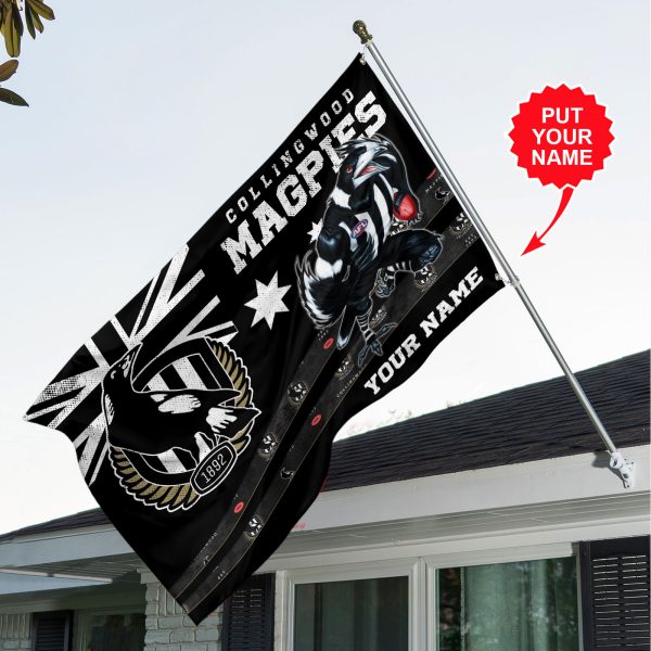 Personalized Collingwood FC 3D House Flag - VANDH 416