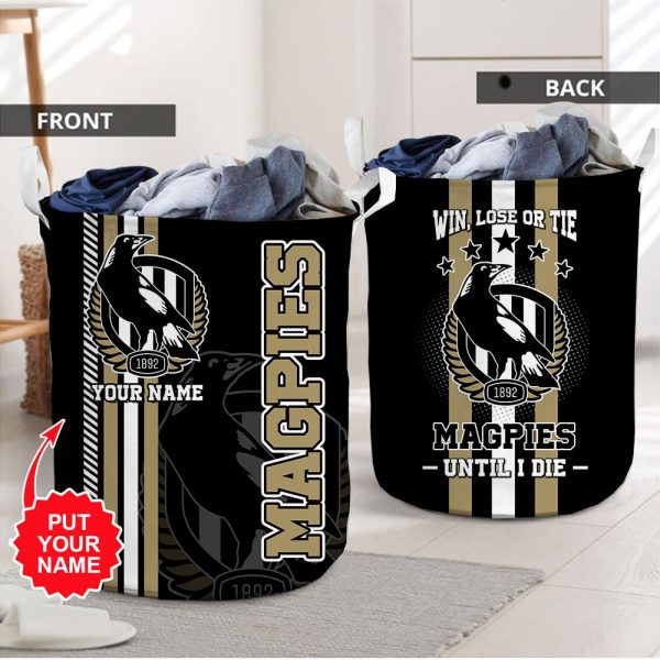 Personalized Collingwood FC Laundry Basket - VANDH 386