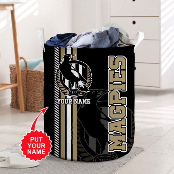 Personalized Collingwood FC Laundry Basket - VANDH 386