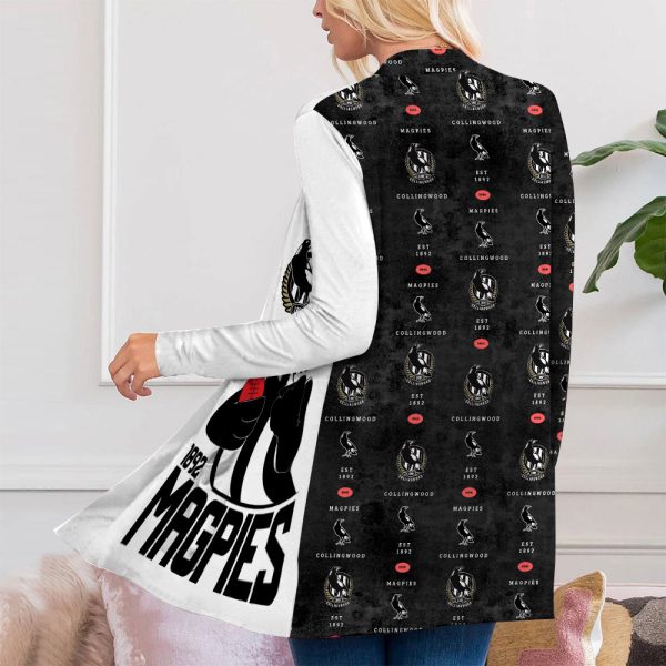 Collingwood FC Women's Patch Pocket Cardigan - VANDH 404