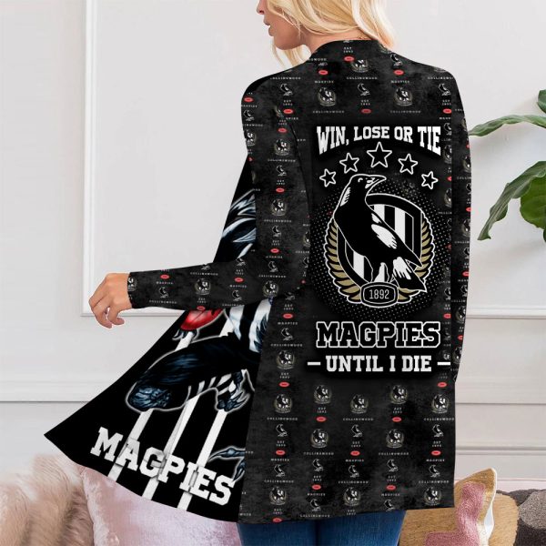 Collingwood FC Women's Patch Pocket Cardigan - VANDH 465