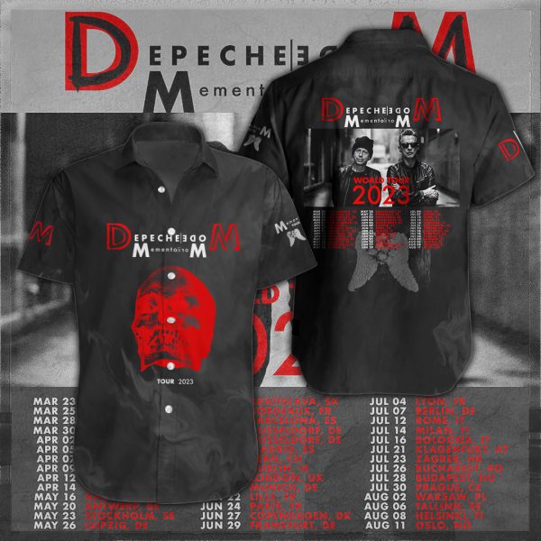 Depeche Mode Short Sleeve Dress Shirt - TANTN 1100