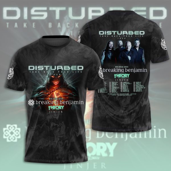 Disturbed 3D T-Shirt- VANDH 401