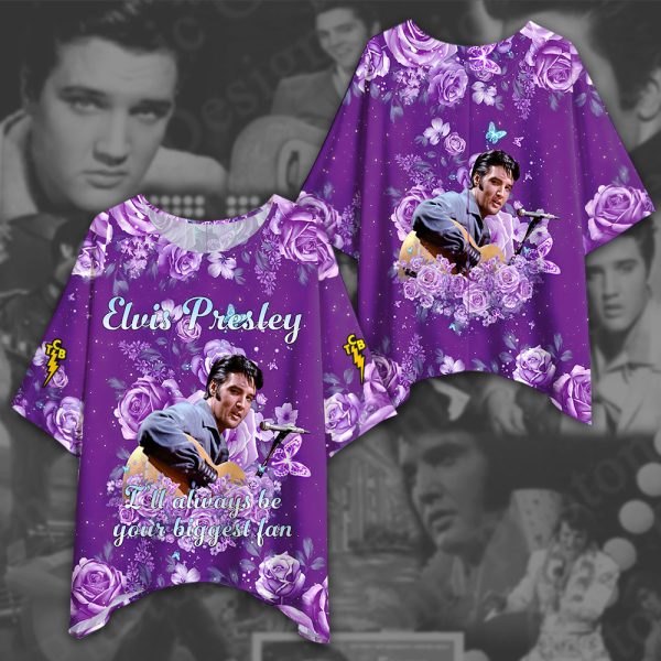 Elvis Presley Women's Bat Sleeve Shirt - NGHIAVT 0350