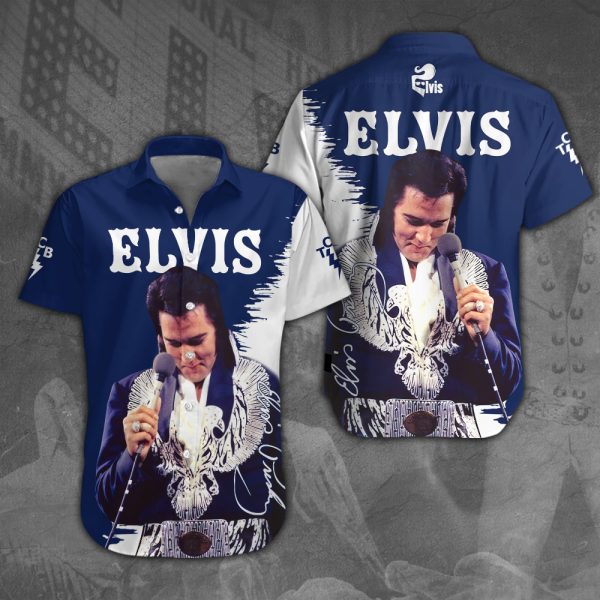 Elvis Presley Short Sleeve Dress Shirt - NGHIAVT 0145