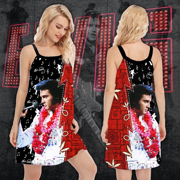 Elvis Presley Women's Sleeveless Cami Dress - TANTN 684