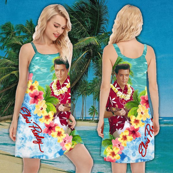 Elvis Presley Women's Sleeveless Cami Dress - TANTN 686