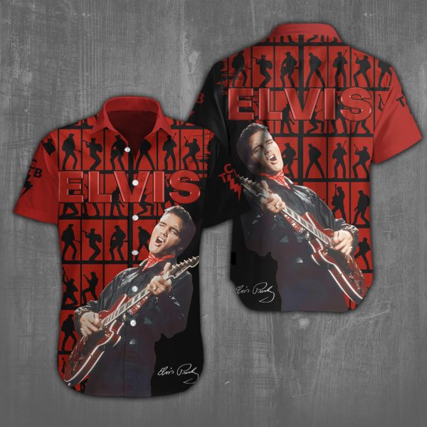 Elvis Presley Short Sleeve Dress Shirt - NGHIAVT 0003