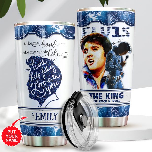 Personalized Elvis Presley Tumbler Cup - VANDH 188