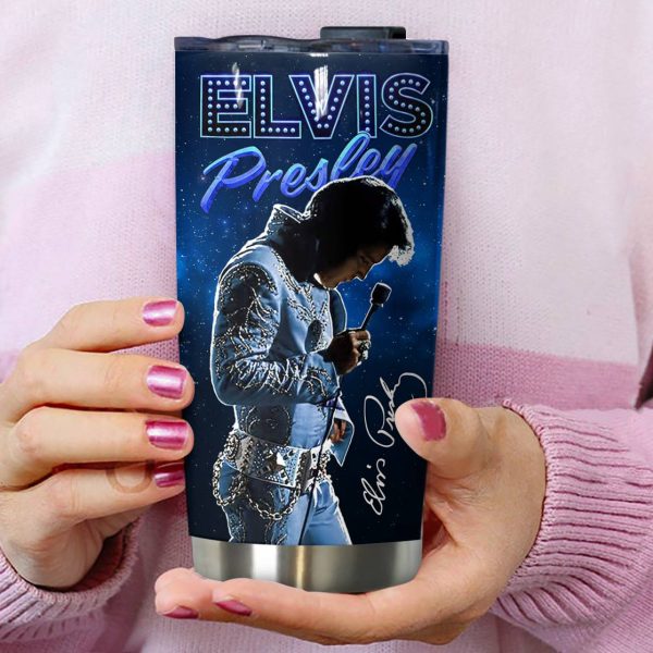 Personalized Elvis Presley Tumbler Cup - VANDH 263