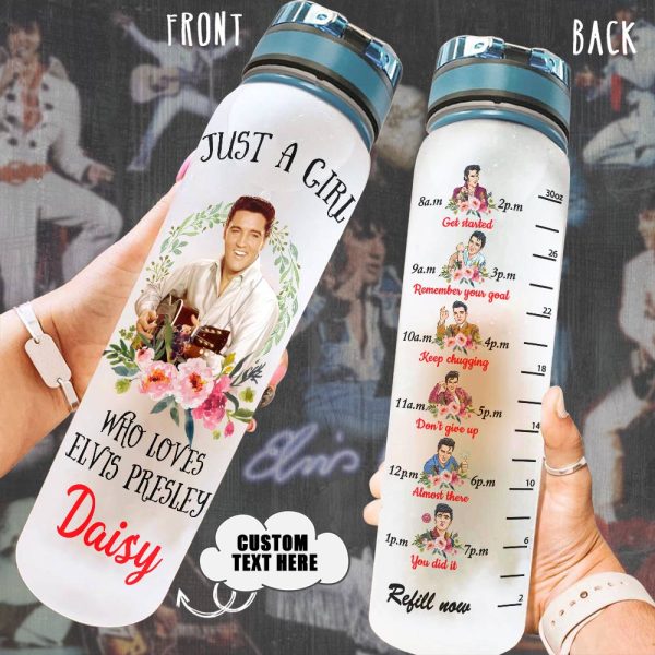 Personalized Elvis Presley Tracker Bottle - VANDH 139