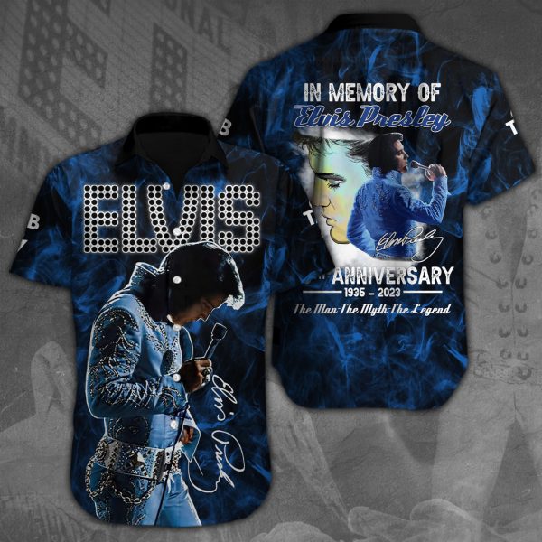 Elvis Presley Short Sleeve Dress Shirt - HOATT 2325